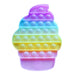 Pop Fidgety - Rainbow Glitter Ice Cream    