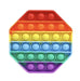Pop Fidgety - Octagon Rainbow    