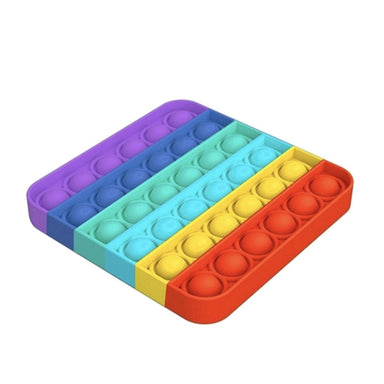 Pop Fidgety - Square Rainbow    