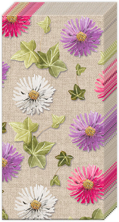 Autumn Asters - Pocket Tissues    