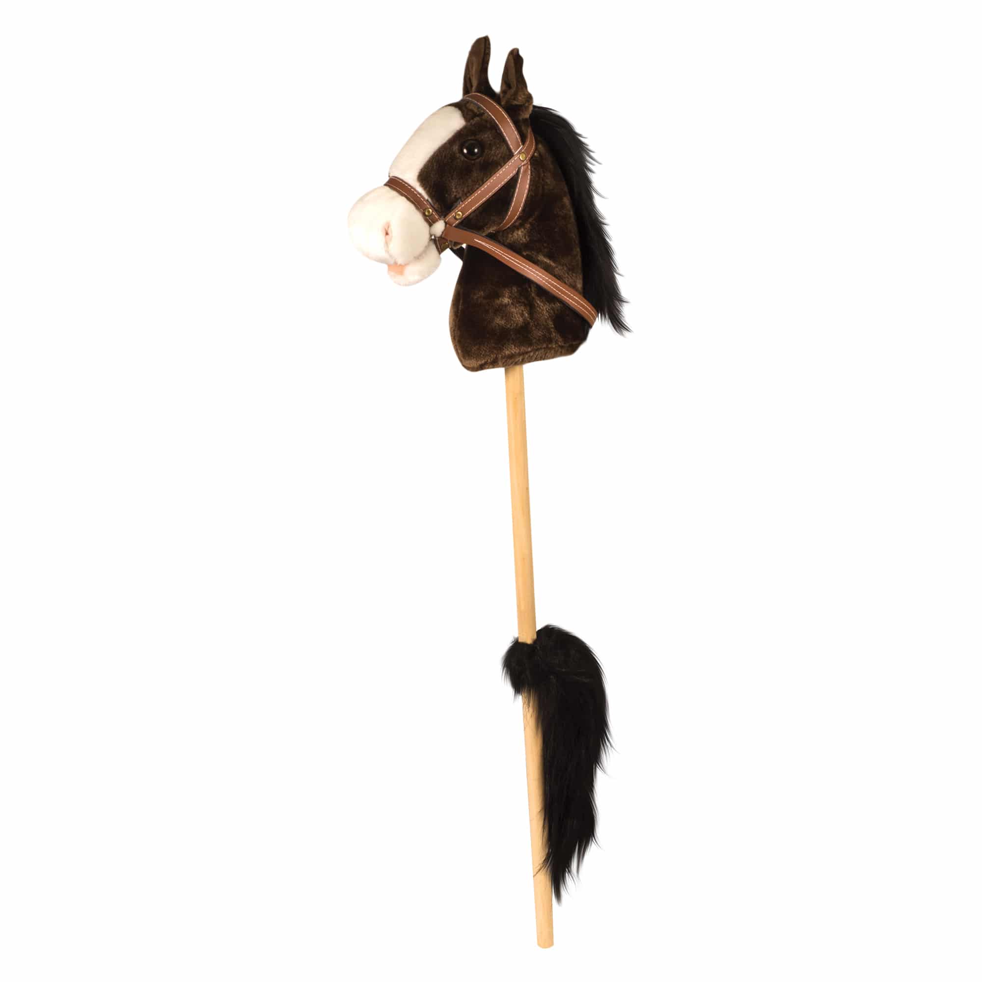 Dapple Gray Hobby horse Stick horse for children Horse toy on stick