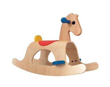 Wooden Palomino Rocking Horse    