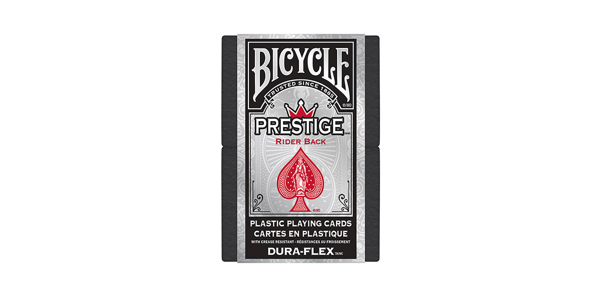 Bicycle Prestige Plastic Playing Cards - Red or Blue    