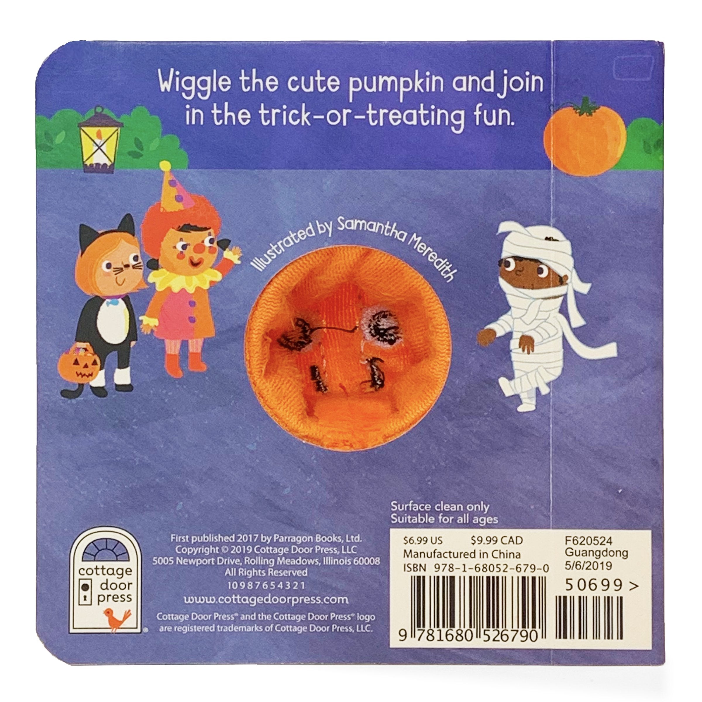 Trick Or Treat Little Pumpkin - Finger Puppet Book    