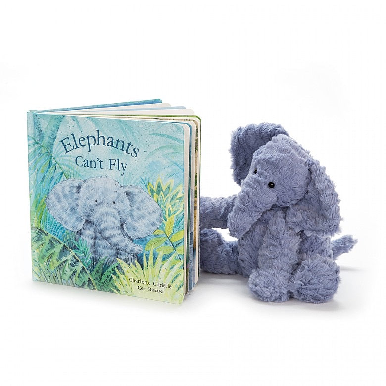 Jellycat Board Book - Elephants Can't Fly    