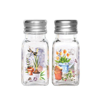 Glass Salt & Pepper Shakers - Country Life    