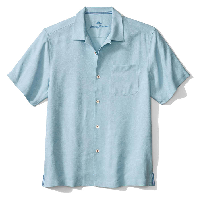 Tommy Bahama Tropic Isles Short Sleeve Camp Shirt Plume S  3269075.11