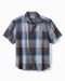 Tommy Bahama Azul Ombre Check Shirt BLUE ALLURE M  765200137887