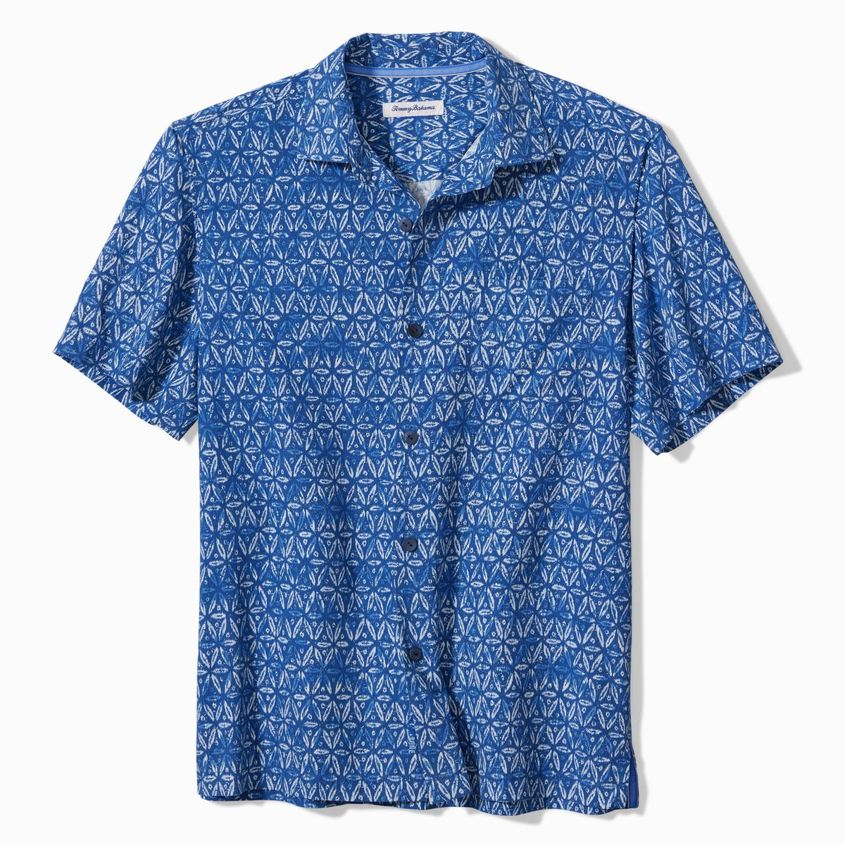 Tommy Bahama Garden of Hope and Courage Camp Shirt Blue Allure / L