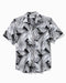 Tommy Bahama Bahama Coast Jungle Bay Camp Shirt Carbon Grey M  023773357768