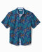 Tommy Bahama Hula Hideaway Camp Shirt Bering Blue M  023773360591