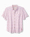 Tommy Bahama Veracruz Cay Flamingo Geo Camp Shirt White M  023791044046