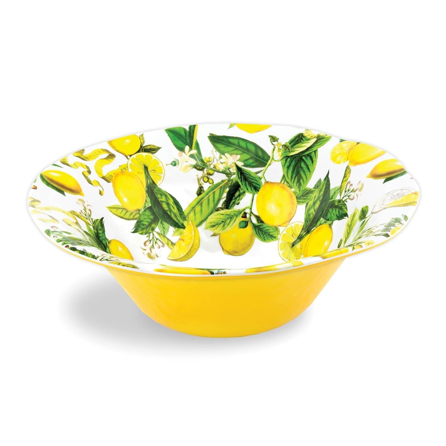 Lemon Basil Large Melamine Bowl    