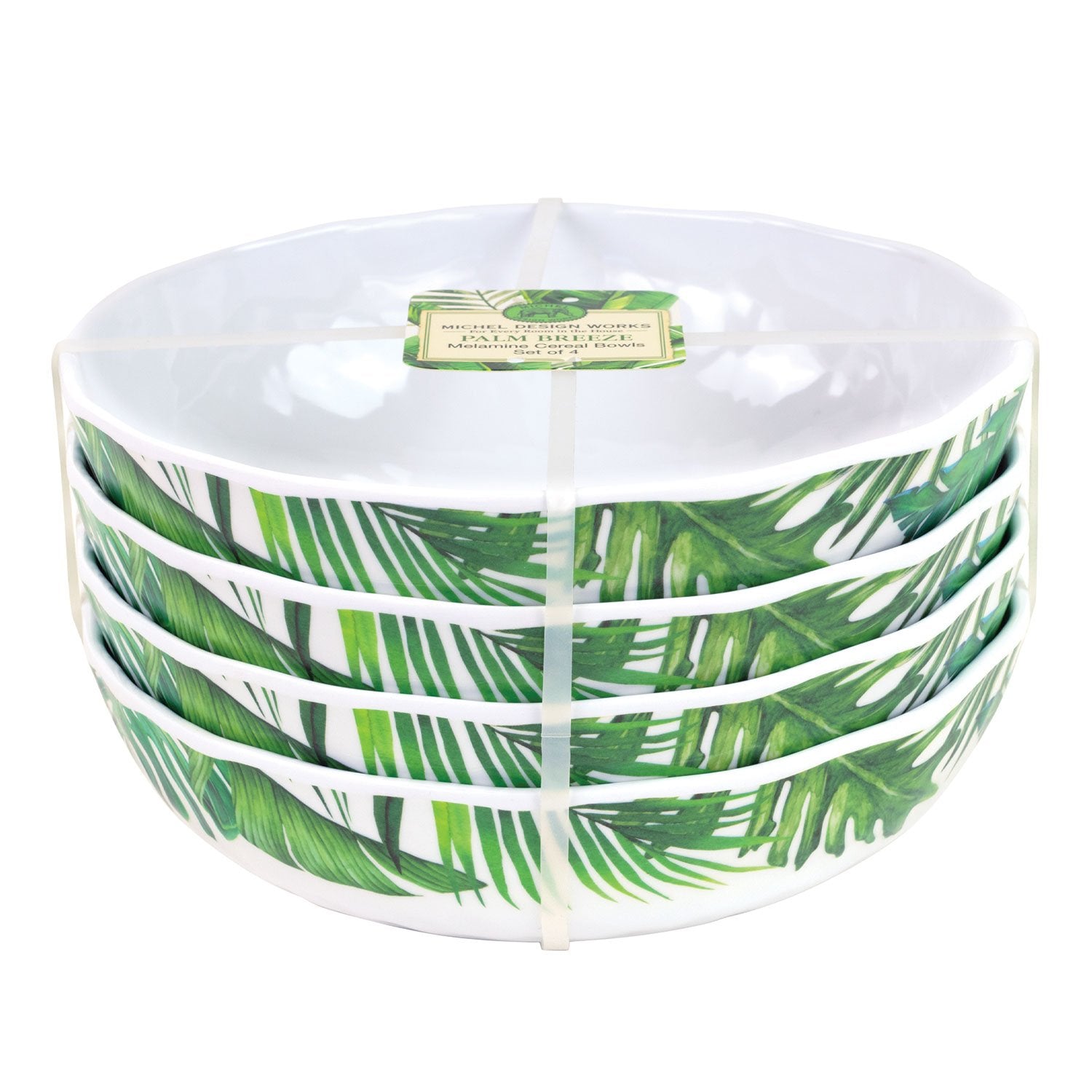 Palm Breeze - Set of 4 Cereal Bowls    
