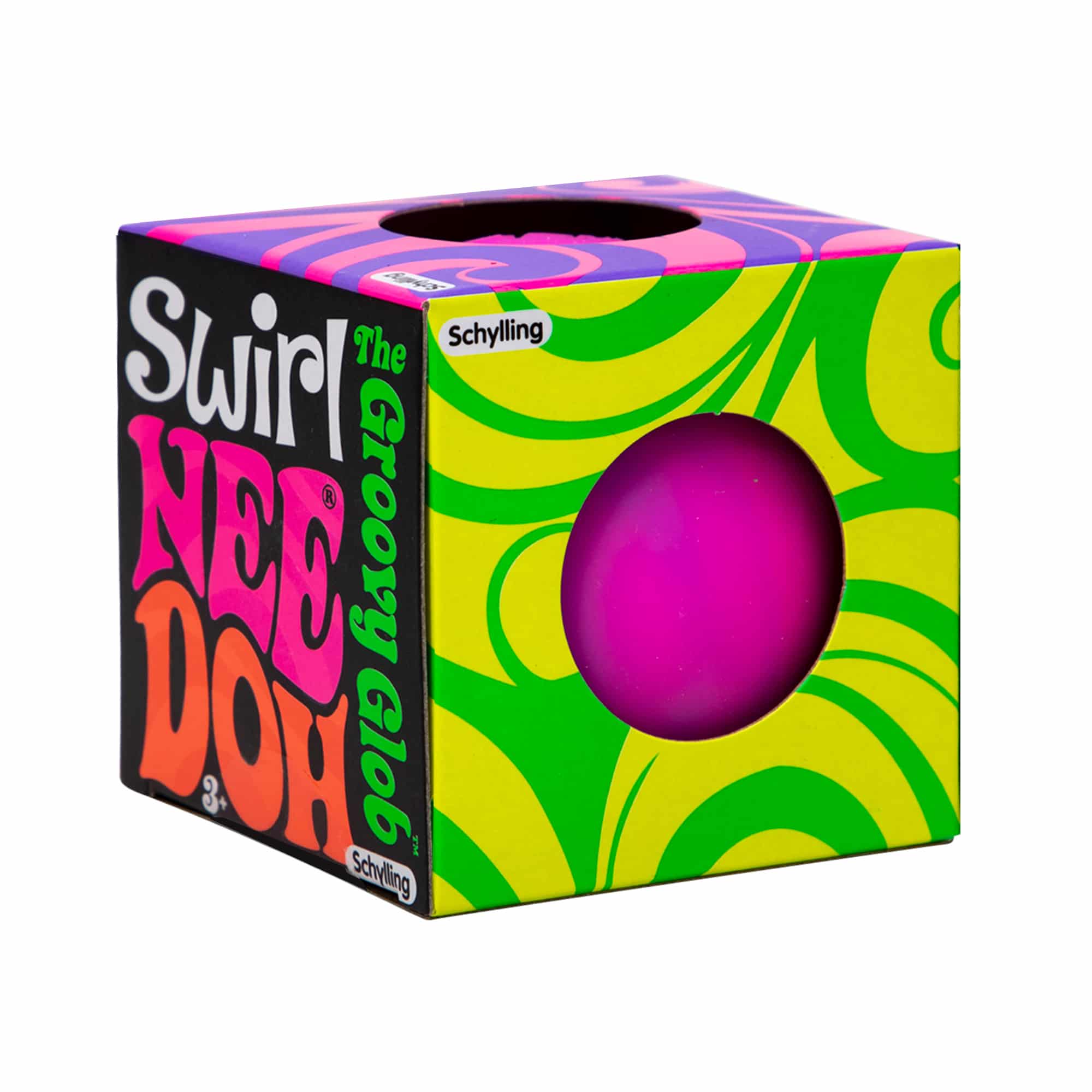 Nee Doh - Swirl - Pink, Green, or Orange    