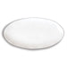 Oval Melamine Platter - White on White    