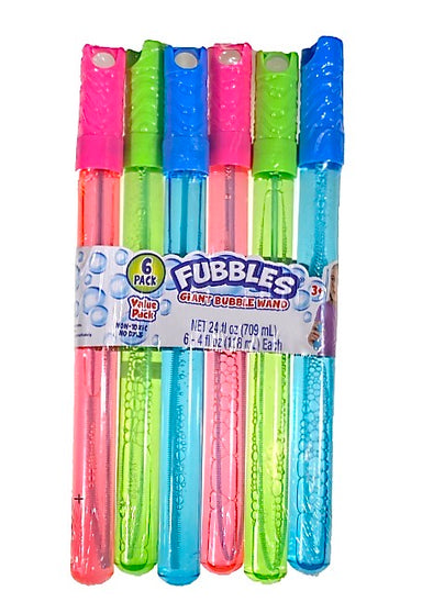 6 Pack of Giant Bubble Wands    