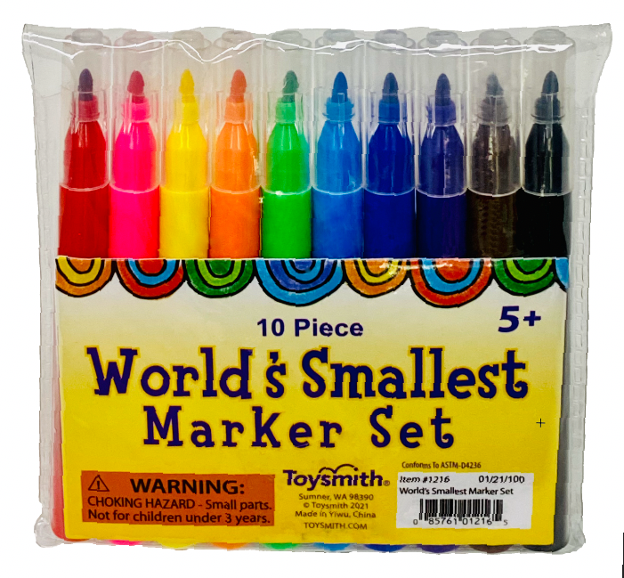 World's Smallest Marker Set (10pc)