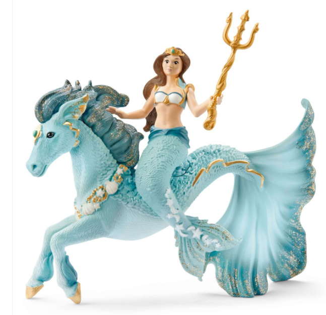 Mermaid Eyela on Underwater Horse    