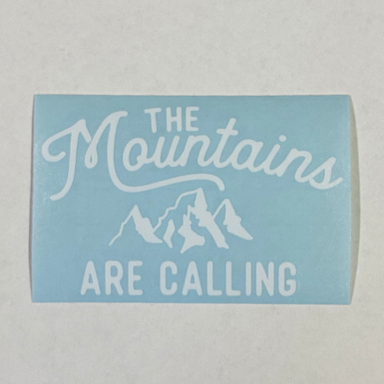 Sticker - The Mountains Are Calling    