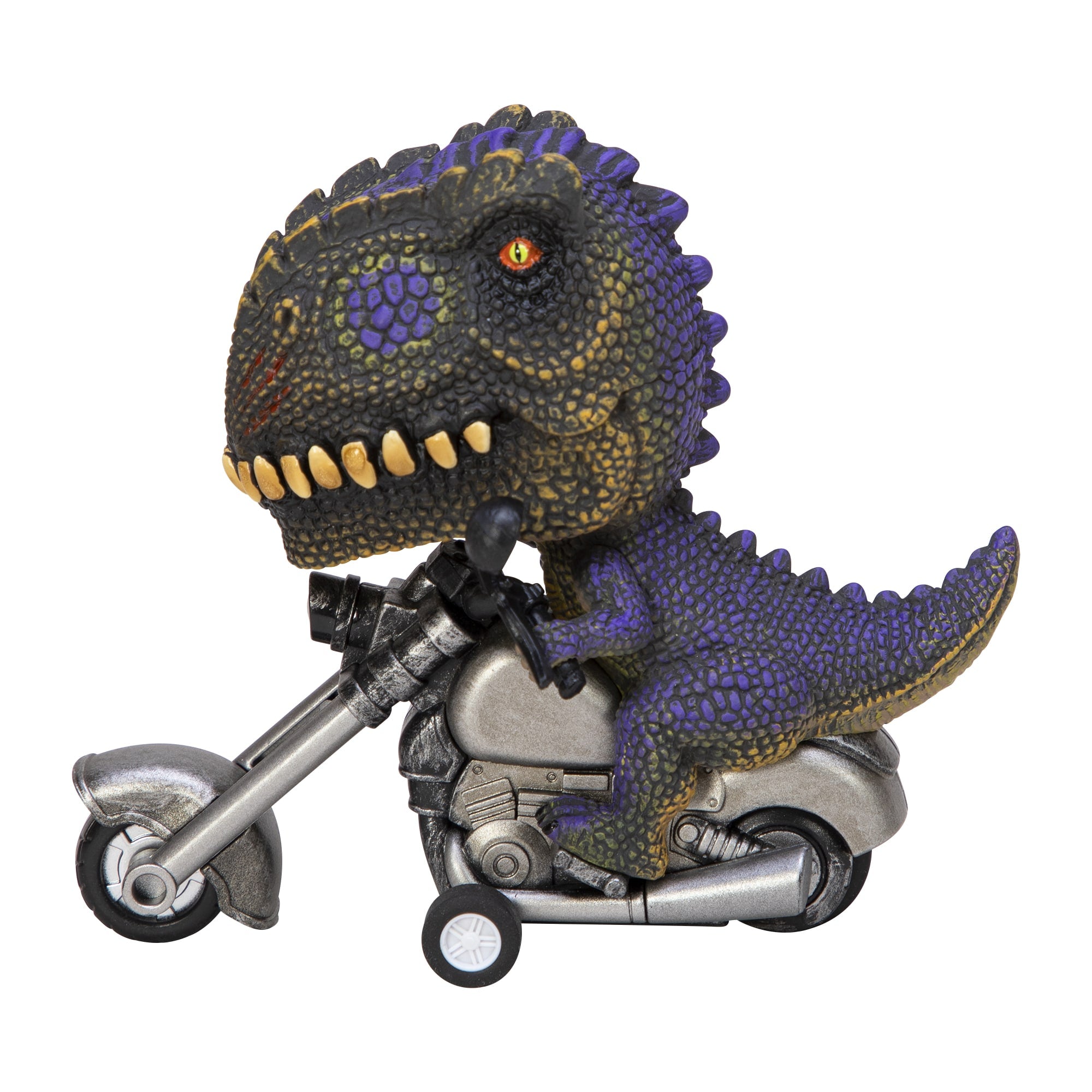 T-Rex Riders - Friction Motorcycles - Purple, Green or Red    