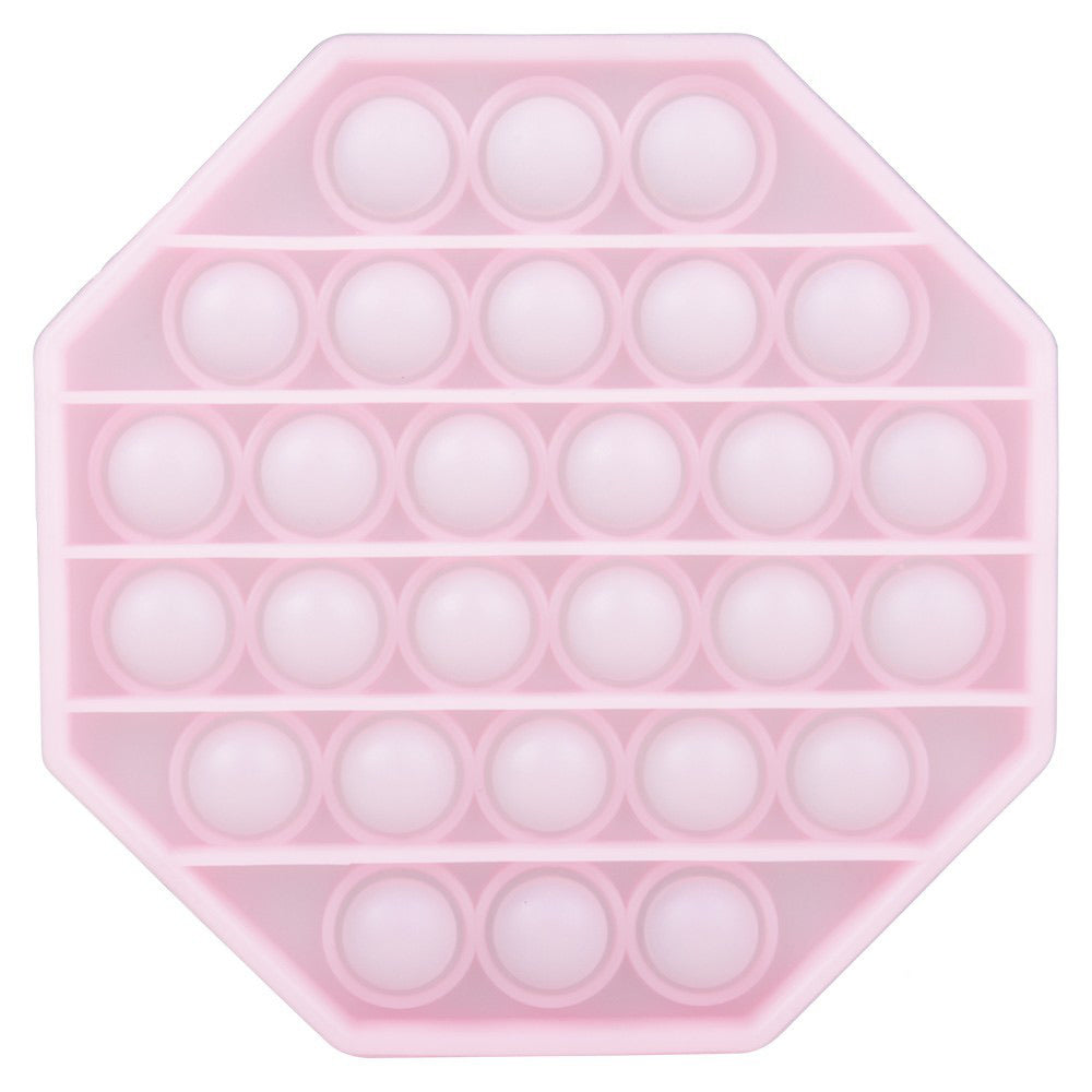 Glow In The Dark Bubble Poppers - Octagon, Square, Circle, Flower, Heart, or Star    