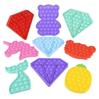 Bubble Popper Icons - Unicorn, Pineapple, Mermaid, Bear, Diamond, or Crab    