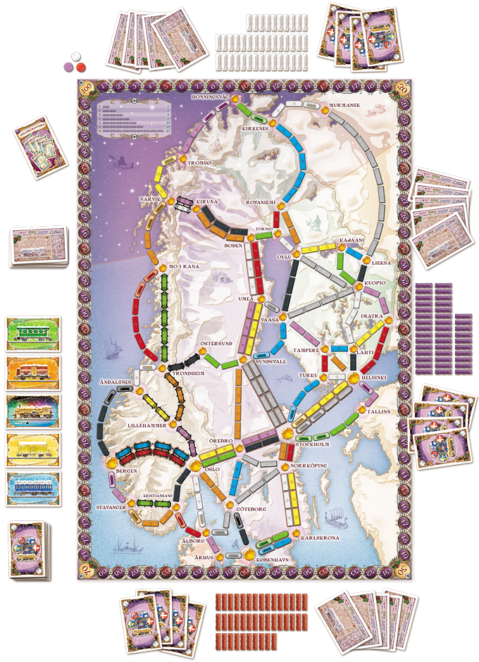 Ticket to Ride Nordic Countries    