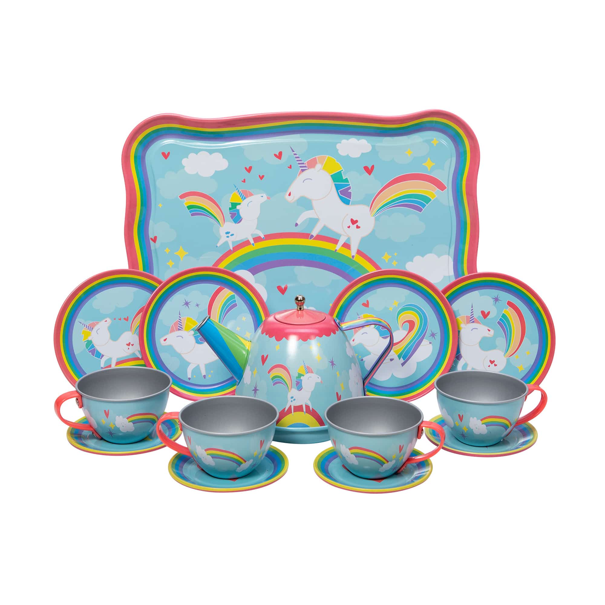 Unicorn - Tin Tea Set    