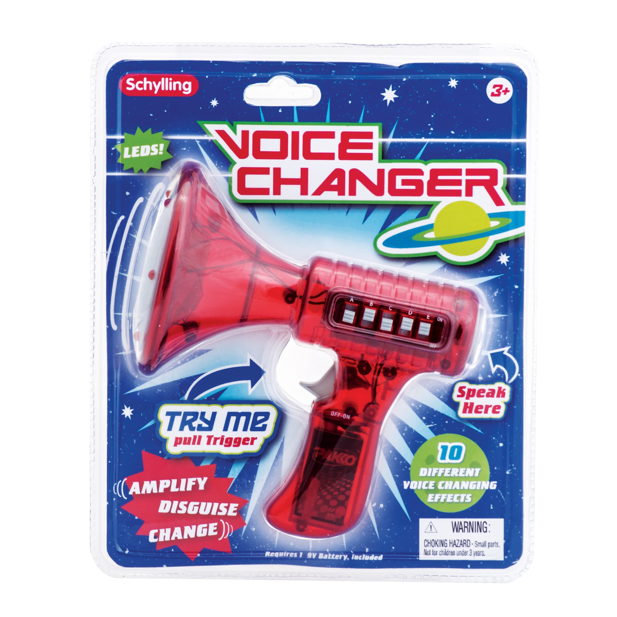 Voice Changer - Red, Blue or Purple    