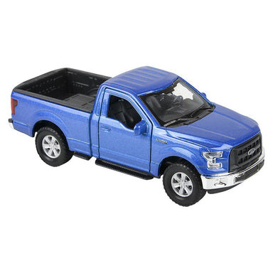 Diecast Pull Back 2015 Ford F150 Pickup Truck (Single) - White, Blue, Red or Black    