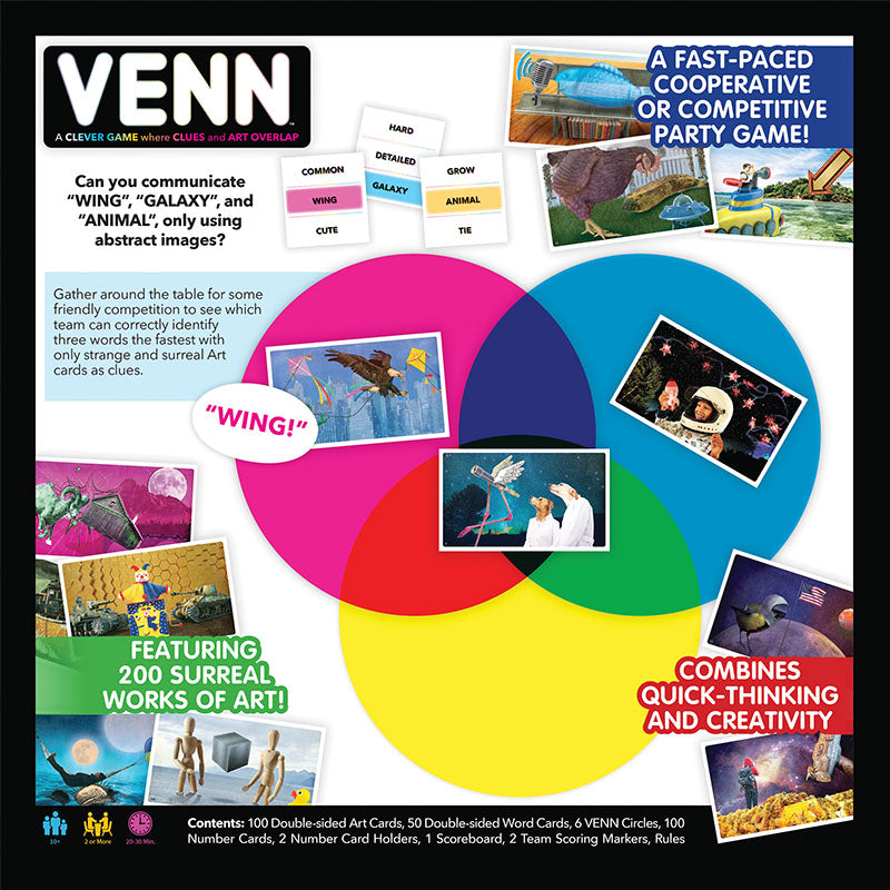 Venn - A Clever Game Where Clues and Art Overlap    