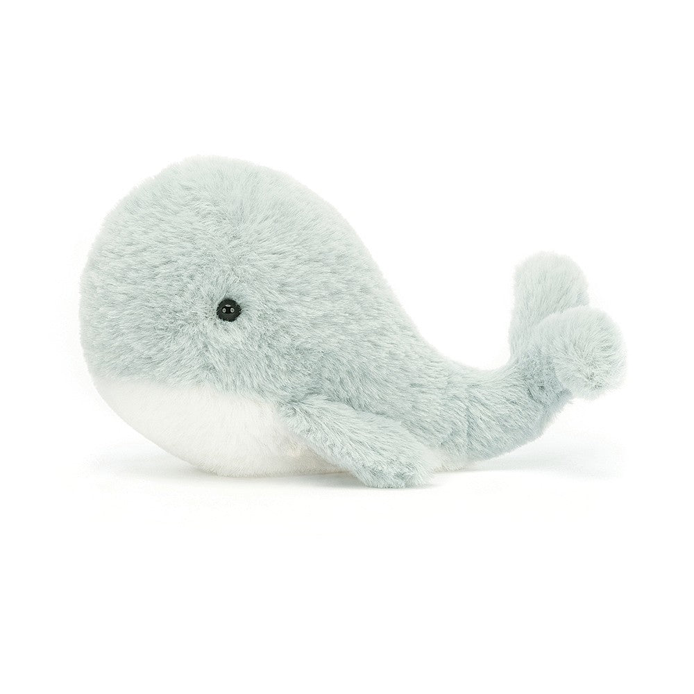 Jellycat Wavelly Whale Grey    