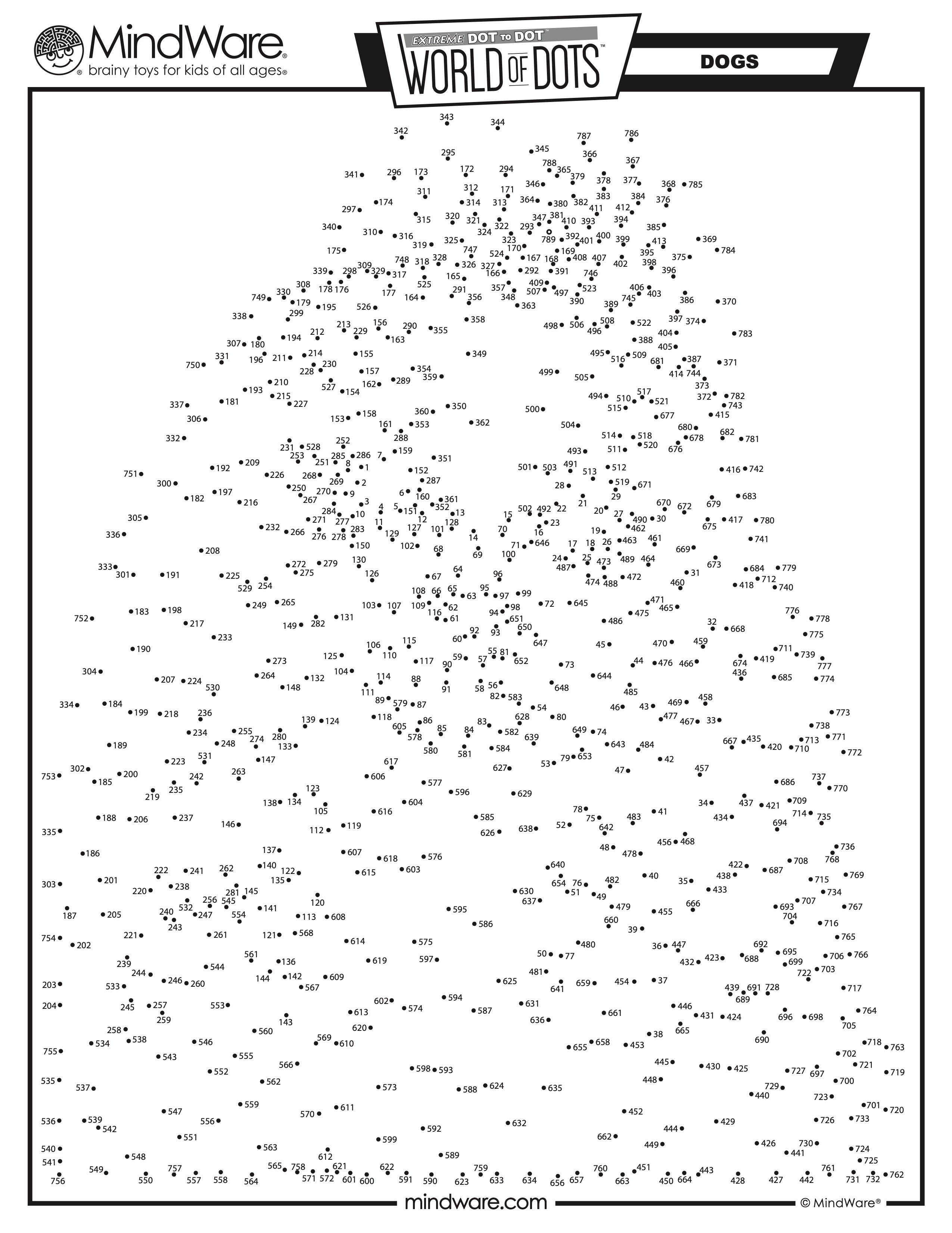 extreme dot to dot world of dots - dogs — bird in hand