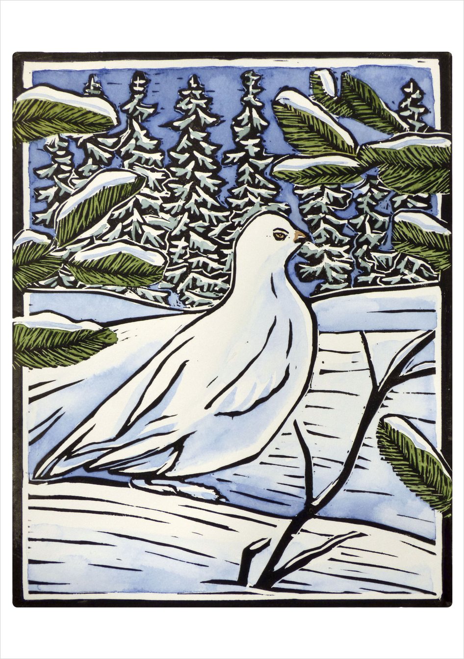 Molly Hashimoto Winter Birds - A Holiday Card Assortment    