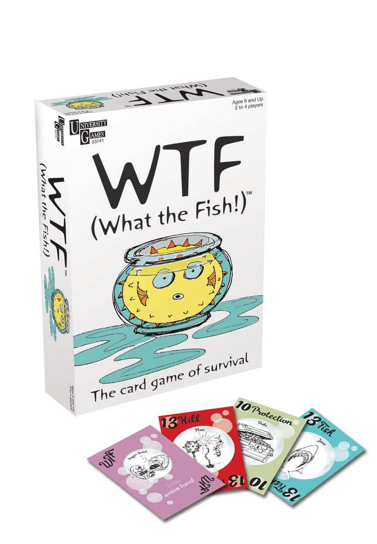 University Games WTF-What The Fish! Card Game