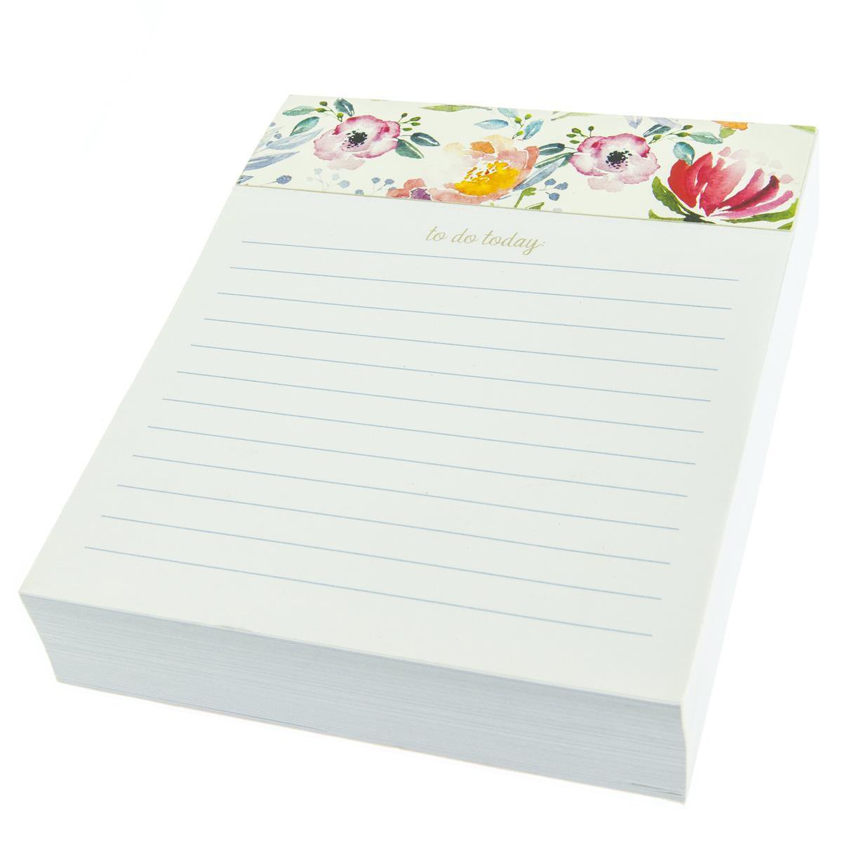 Jotter Notepad - Floral To Do Today    