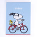 Peanuts™ Snoopy on Bike - Pocket Note    