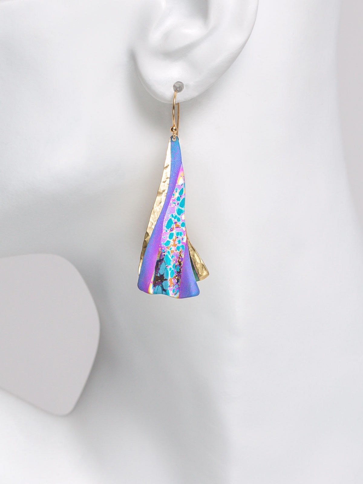 Holly Yashi Sea Swirl Earrings - Purple    