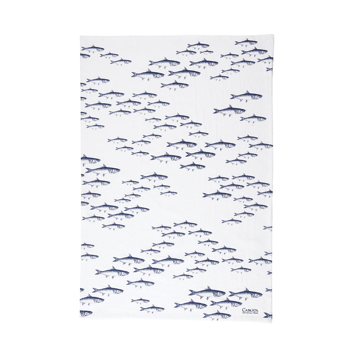 School of Fish Printed Flour Sack Towel    