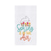 Spring Is In The Air Embroidered Flour Sack Towel    
