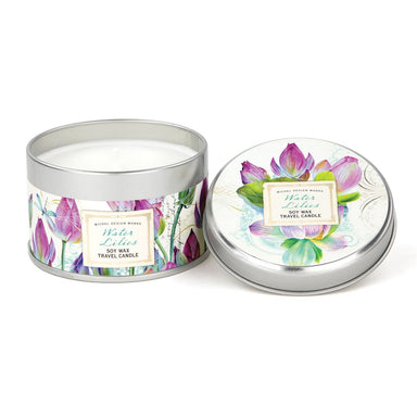 Water Lilies - Tin Travel Candle    