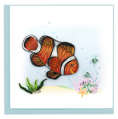 Clownfish - Blank Quilling Enclosure Card    