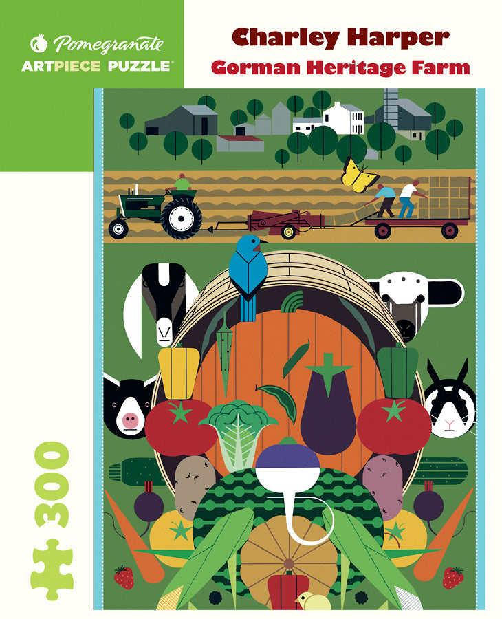 Gorman Heritage Farm - 300 Piece Charley Harper Puzzle    