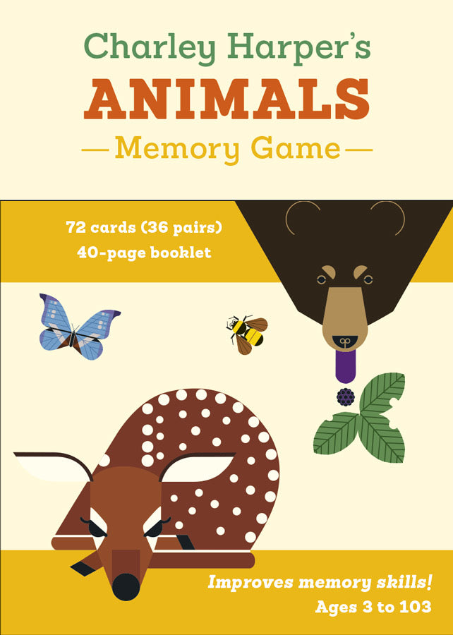 Memory Game - Charley Harper's Animals    