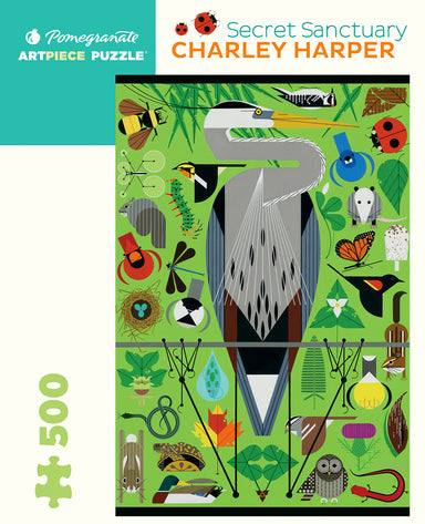 Secret Sanctuary - 500 Piece Charley Harper Puzzle    