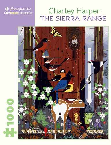 The Sierra Range - 1000 Piece Charley Harper Puzzle    
