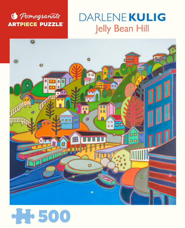 Jelly Bean Hill - 500 Piece Darlene Kulig Puzzle    