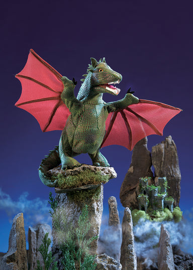 Folkmanis Puppet - Winged Dragon    
