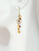 Holly Yashi Fairy Garden Drop Earrings - Apricot    